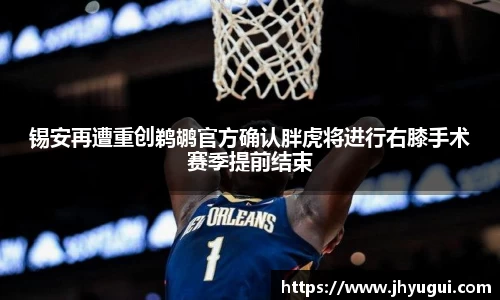 Bb艾弗森锡安再遭重创鹈鹕官方确认胖虎将进行右膝手术赛季提前结束